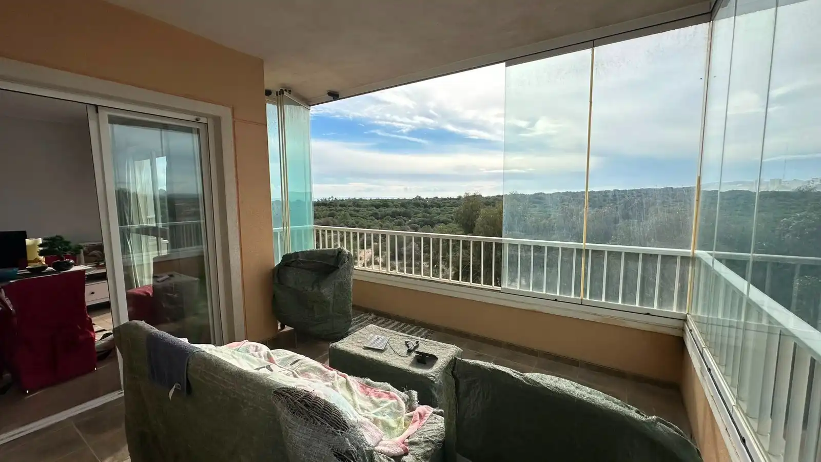 Balcony of Flat for sale in Guardamar del Segura  with Terrace, Swimming Pool and Furnished