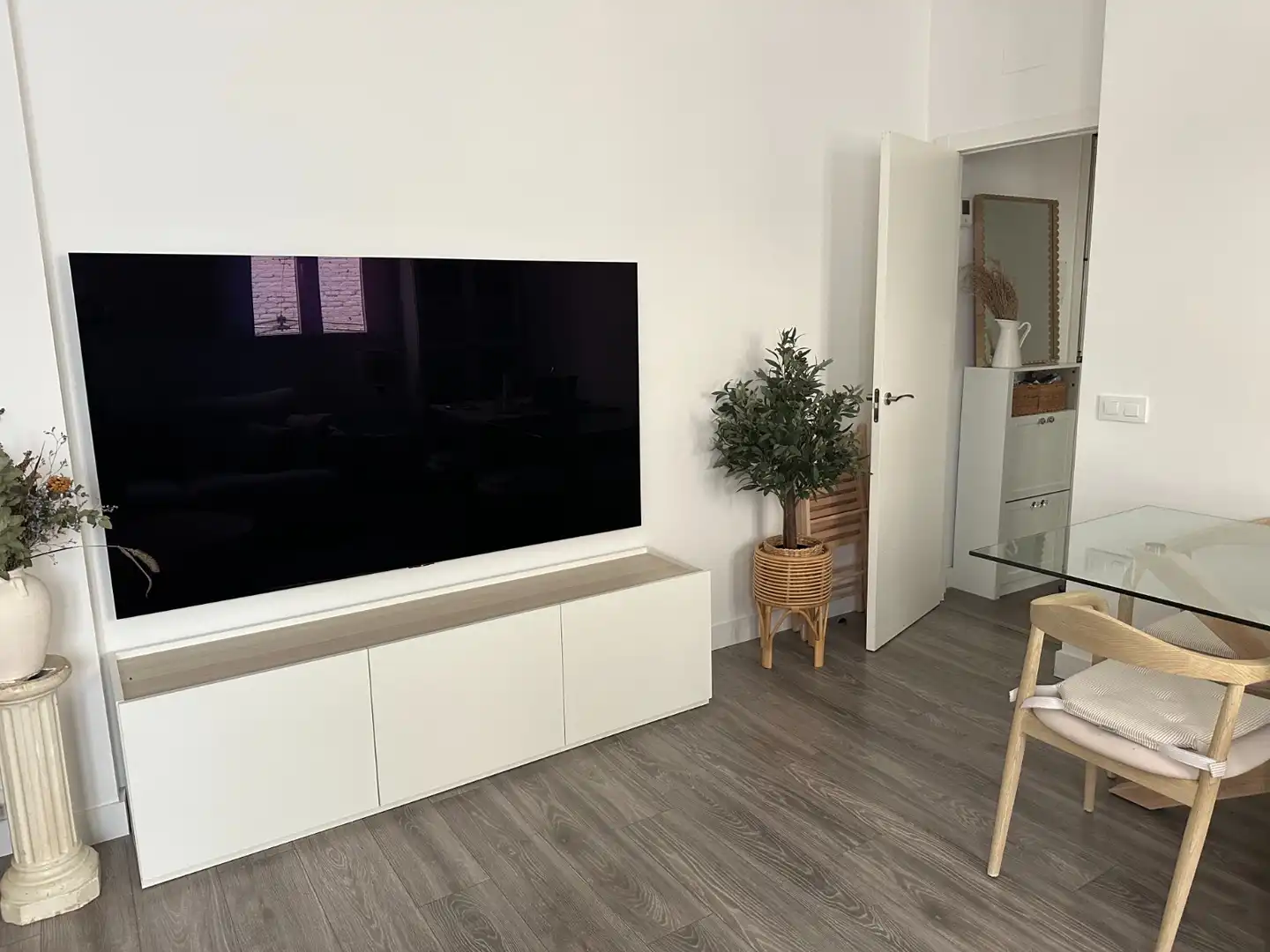 Wohnzimmer von Wohnung zur Miete in Madrid mit Klimaanlage, Heizung und Möbliert