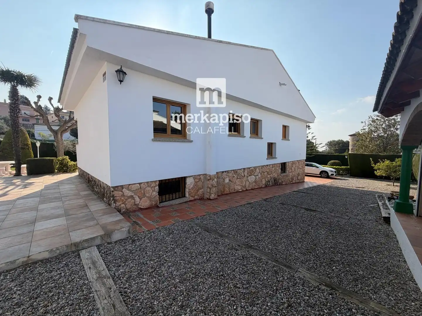 Vista exterior de Casa o xalet en venda en Sant Jaume dels Domenys amb Jardí privat, Terrassa i Traster