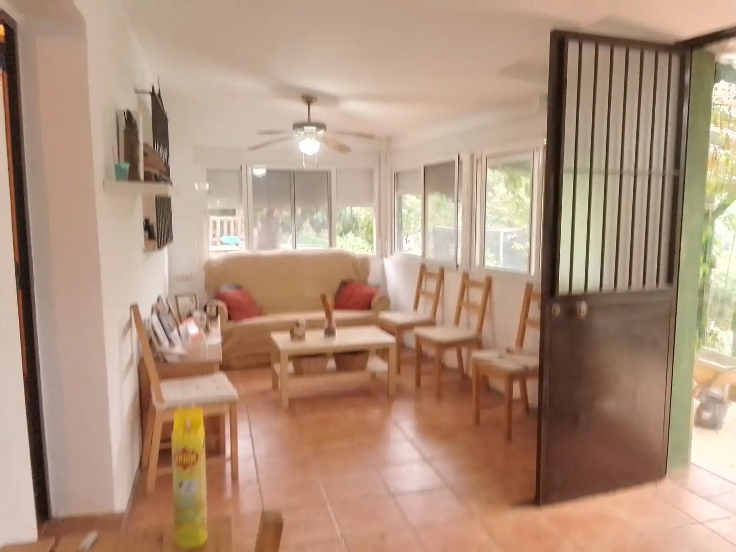 Sala de estar de Finca rústica en venta en El Bosque con Calefacción, Jardín privado y Terraza