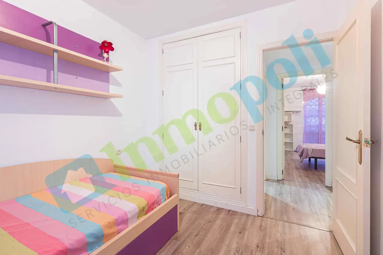 Schlafzimmer von Wohnung zum Verkauf in Badajoz mit Klimaanlage, Heizung und Privatgarten