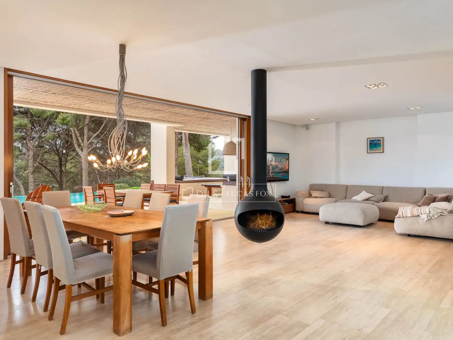 Sala de estar de Casa o chalet en venta en Begur con Aire acondicionado, Calefacción y Jardín privado