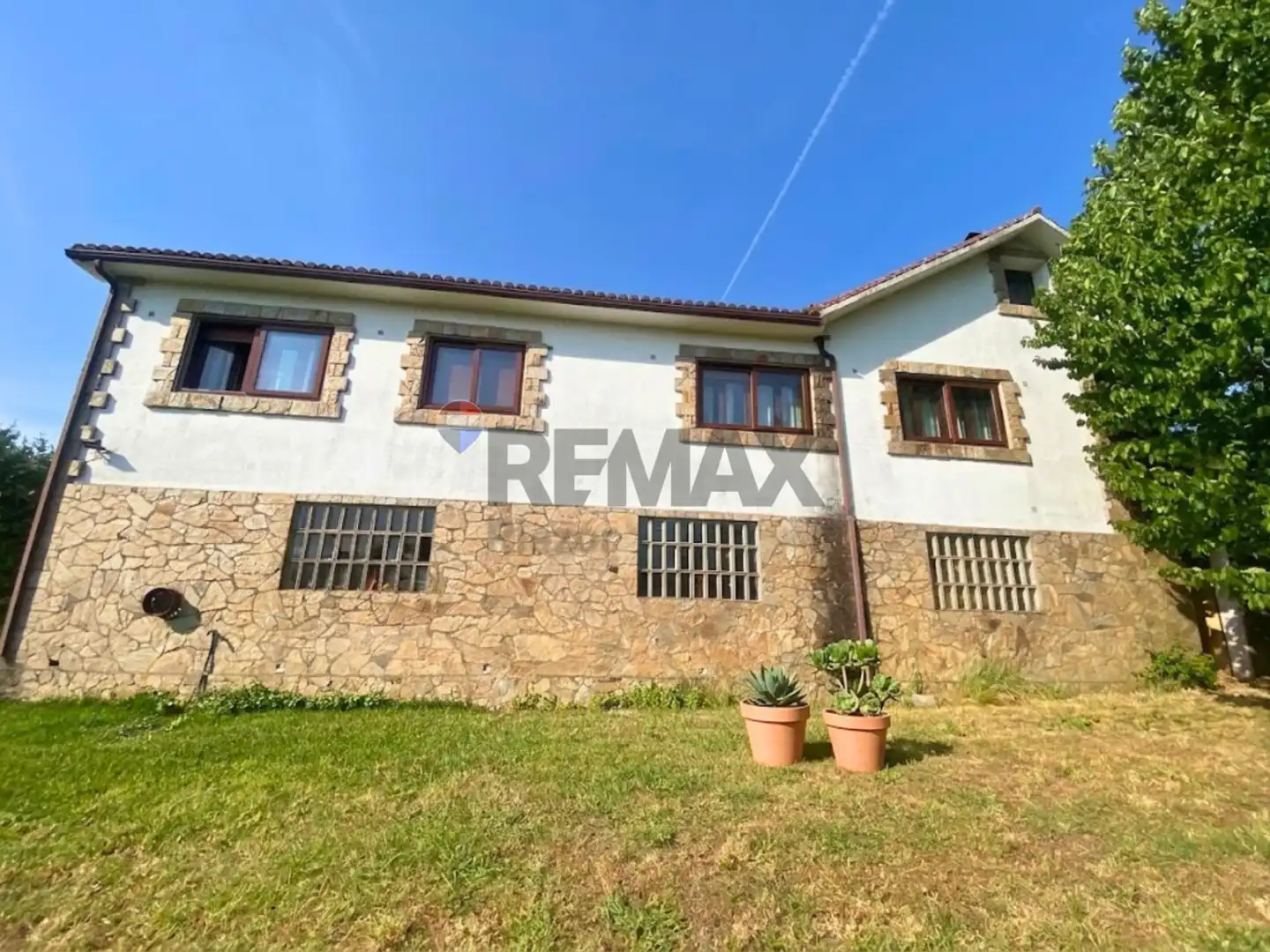 Vista exterior de Casa o chalet en venta en Ames con Calefacción, Jardín privado y Terraza