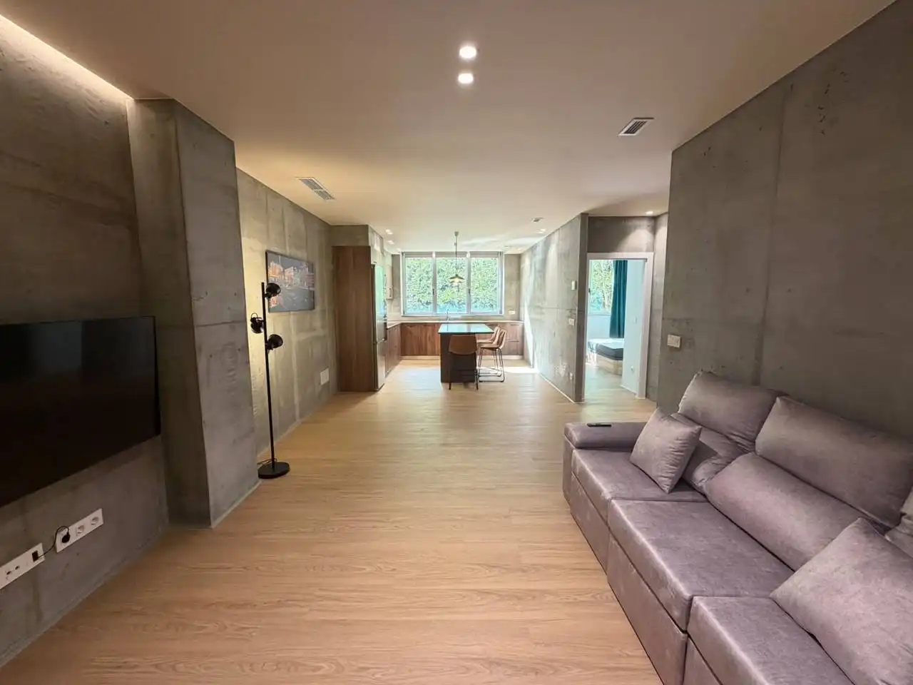 Sala de estar de Loft en venta en Ibaeta