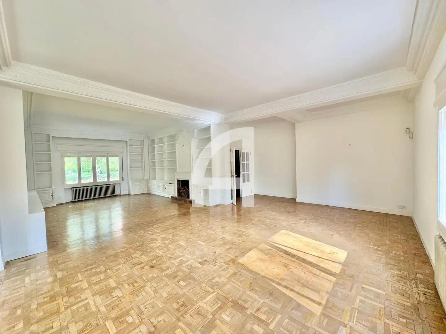 Sala de estar de Casa o chalet en venta en Villanueva de la Cañada con Aire acondicionado, Calefacción y Jardín privado
