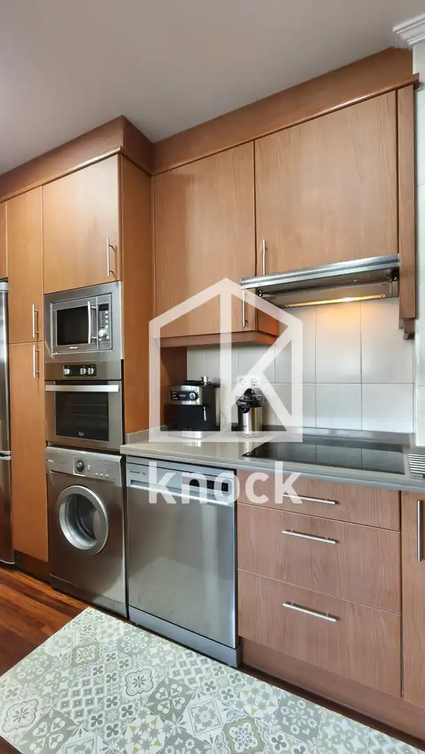 Kitchen of Flat for rent in Navia  with Heating, Parquet flooring and Furnished