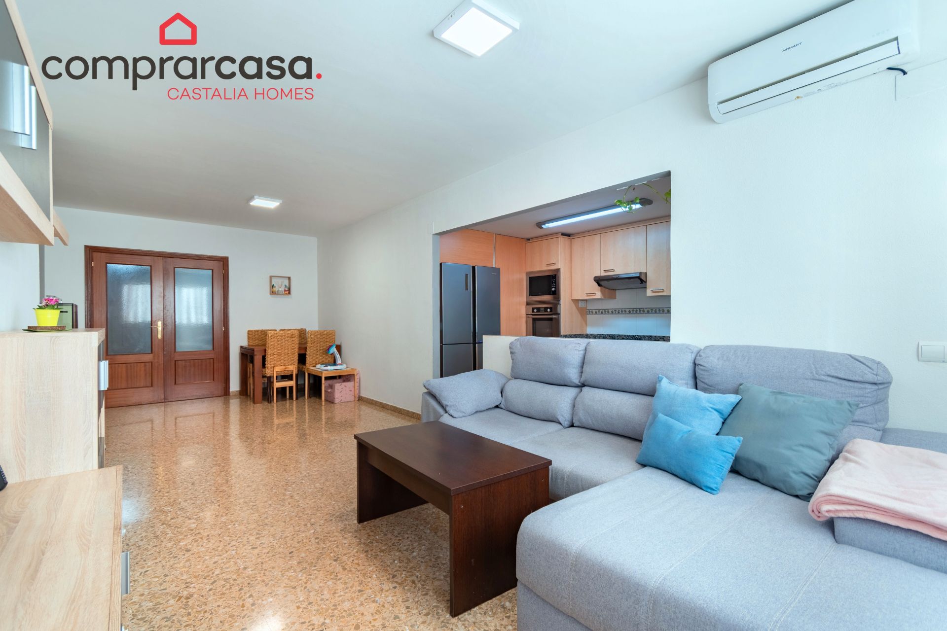 Living room of Flat for sale in Almazora / Almassora  with Air Conditioner, Heating and Storage room