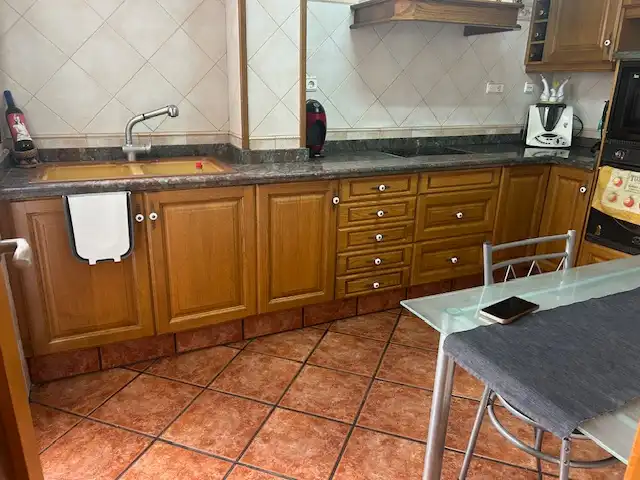 Küche von Wohnung zum Verkauf in Corbera mit Abstellraum, Möbliert und Waschmaschine