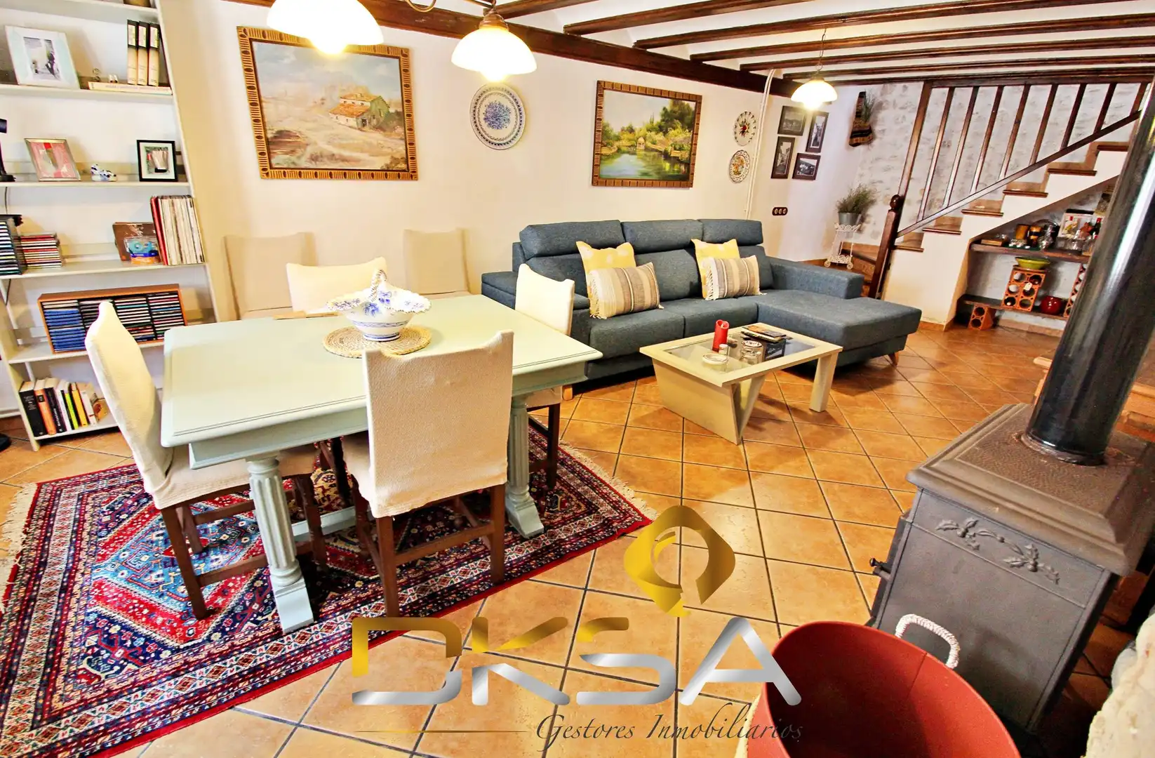 Sala de estar de Casa o chalet en venta en Morella con Calefacción, Terraza y Trastero