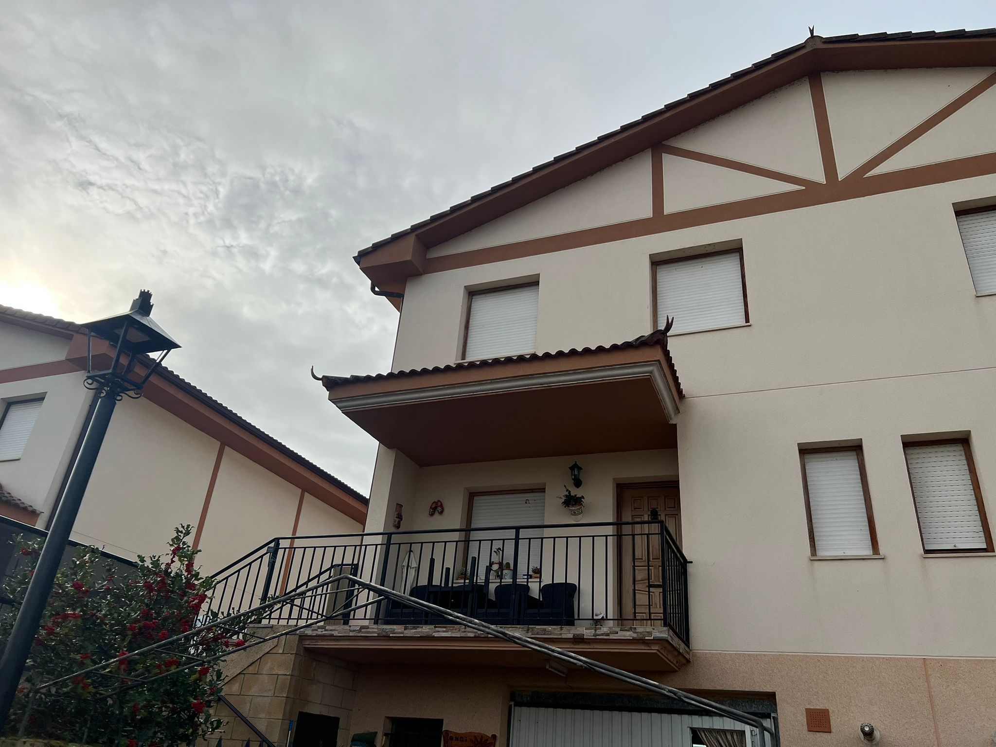 Exterior view of House or chalet for sale in Oña  with Heating, Terrace and Storage room