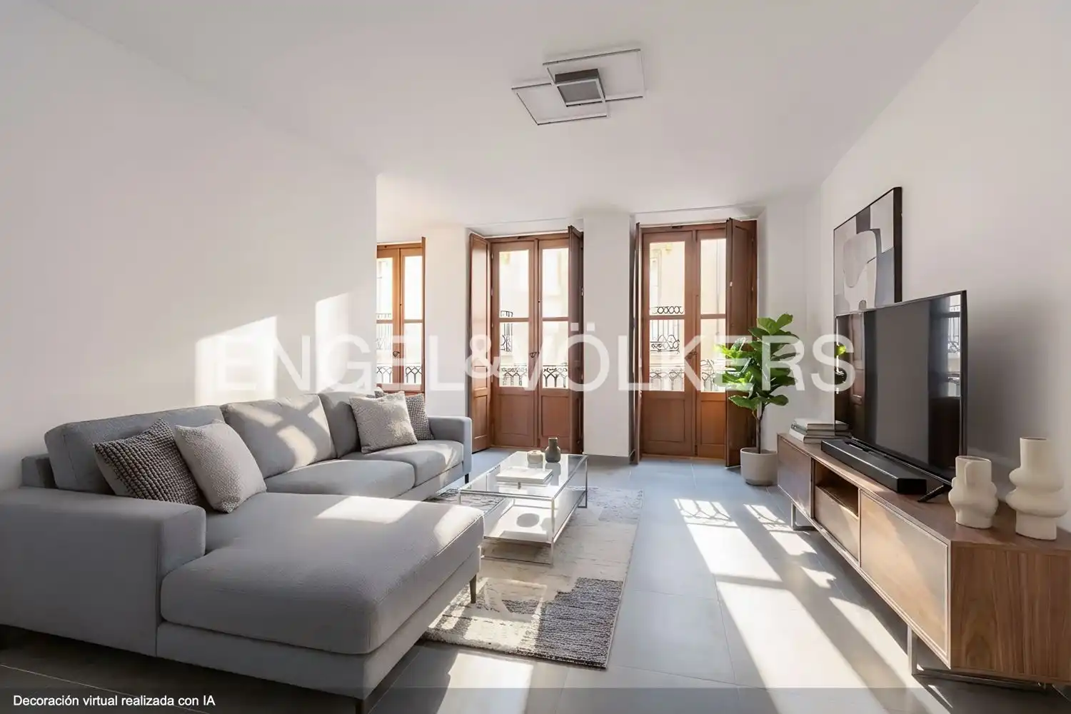 Sala de estar de Piso en venta en  Valencia Capital con Calefacción, Terraza y Trastero