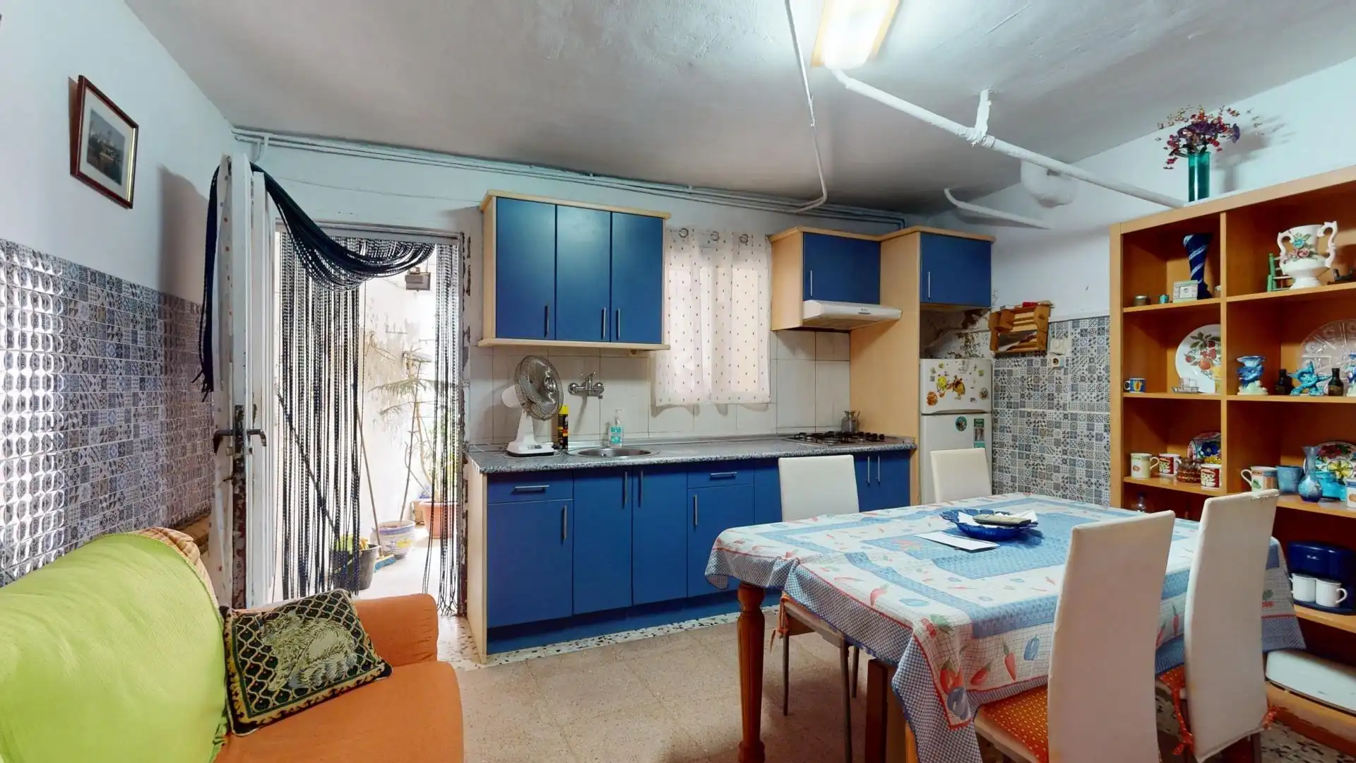 Cocina de Finca rústica en venta en Lumpiaque con Calefacción, Terraza y Amueblado