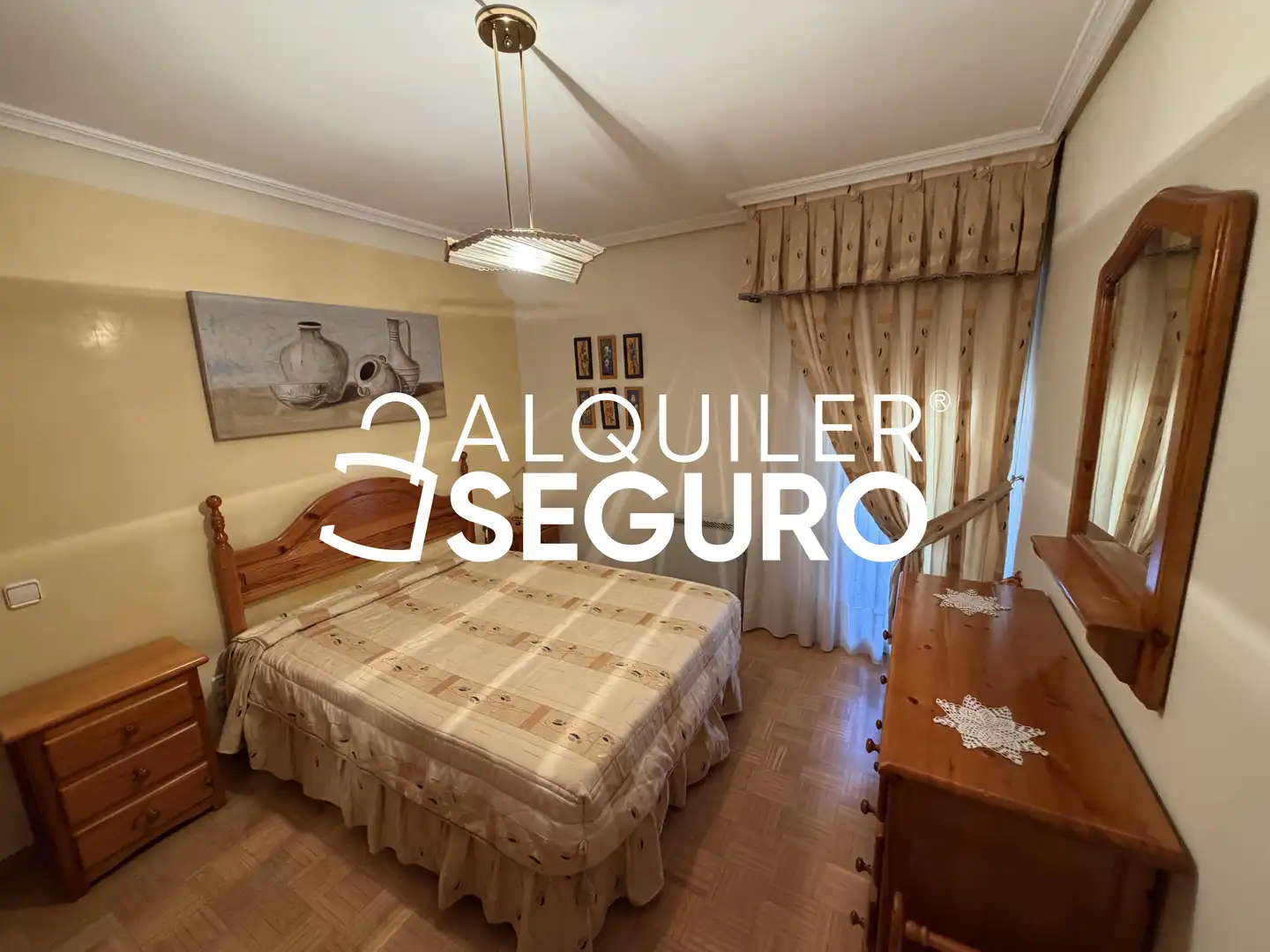 Bedroom of Flat for rent in Leganés  with Air Conditioner, Heating and Storage room