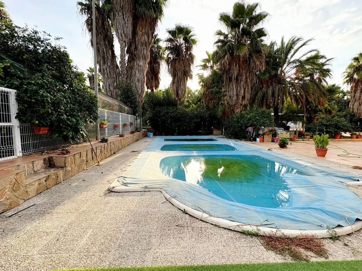 Piscina de Casa o xalet en venda en Murcia amb Aire condicionat, Calefacció i Jardí privat