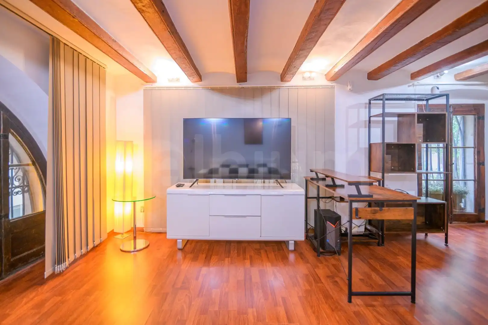 Sala de estar de Piso en venta en Barcelona con Aire acondicionado y Parquet