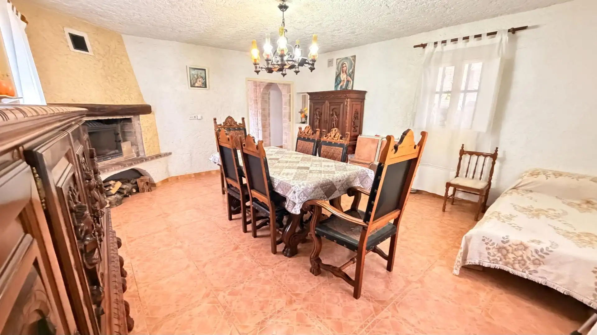 Dining room of Houses for sale in Elche / Elx  with Heating, Private garden and Storage room
