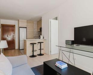 Living room of Apartment to share in  Madrid Capital  with Air Conditioner and Terrace