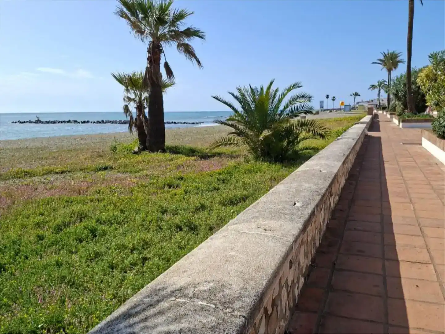 Exterior view of Flat for sale in Manilva  with Air Conditioner and Swimming Pool
