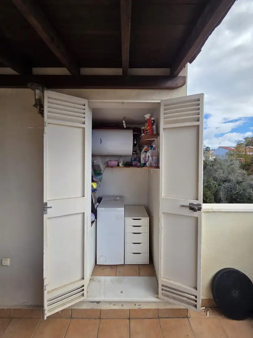 Schlafzimmer von Wohnung zum Verkauf in Málaga mit Klimaanlage, Terrasse und Möbliert