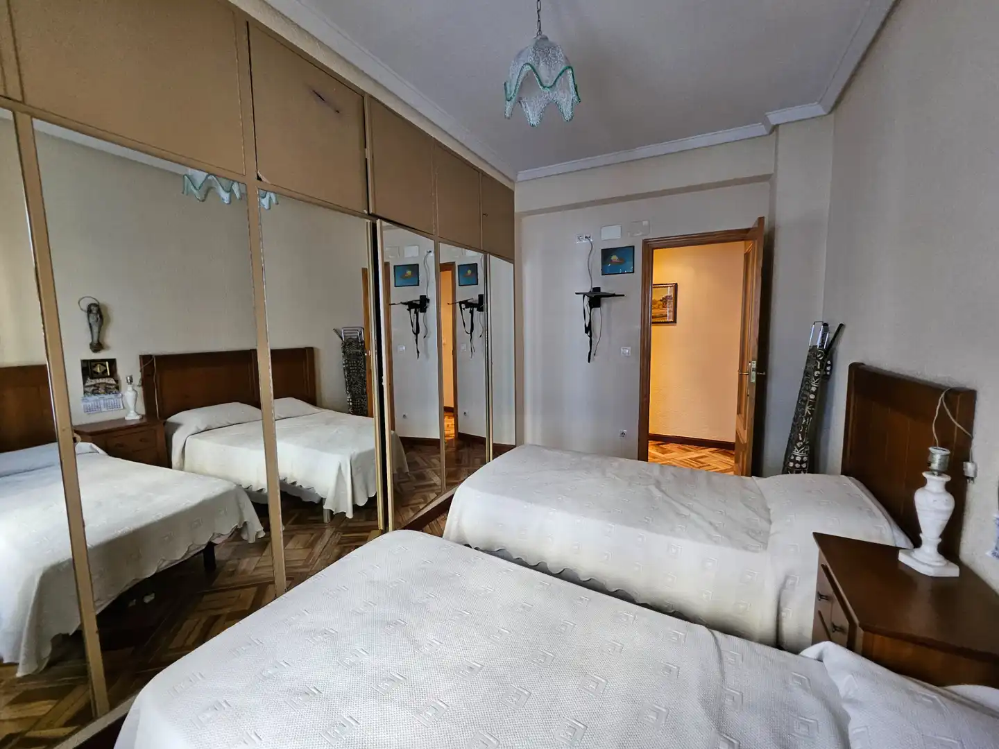 Bedroom of Flat for rent in Madrid  with Air Conditioner, Heating and Furnished