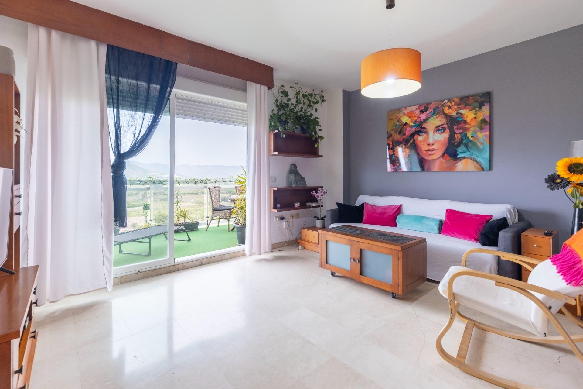 Sala d'estar de Apartament en venda en Gandia amb Aire condicionat, Calefacció i Jardí privat