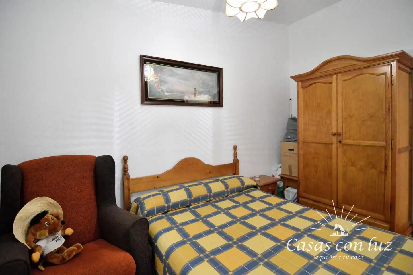 Habitación de Finca rústica en venta en Zaragoza con Aire acondicionado, Jardín privado y Amueblado