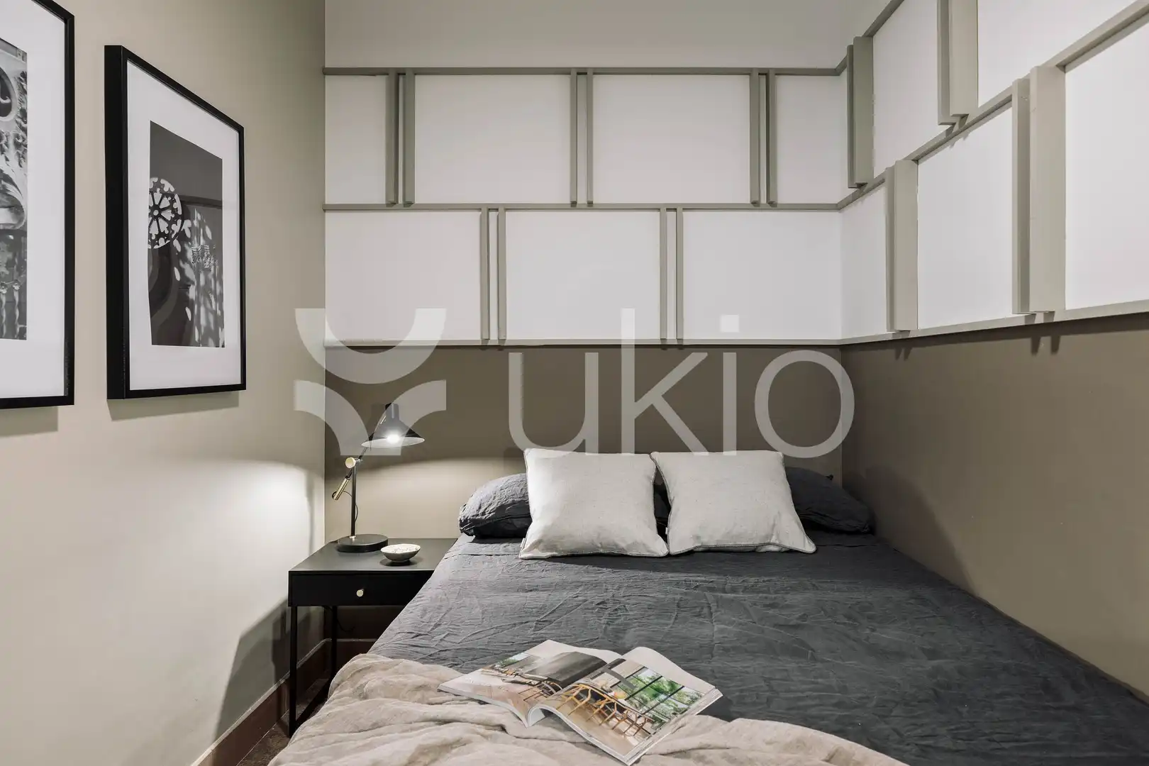 Habitación de Apartamento de alquiler en Barcelona con Aire acondicionado, Calefacción y Amueblado