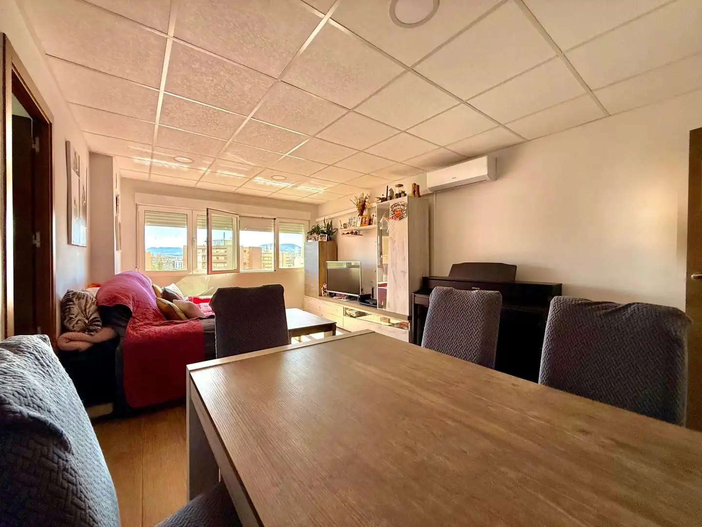 Sala de estar de Piso en venta en Cartagena con Aire acondicionado, Calefacción y Amueblado