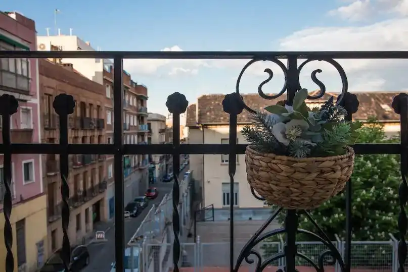 Balcony of Apartments for rent in Madrid  with Air Conditioner, Heating and Parquet flooring