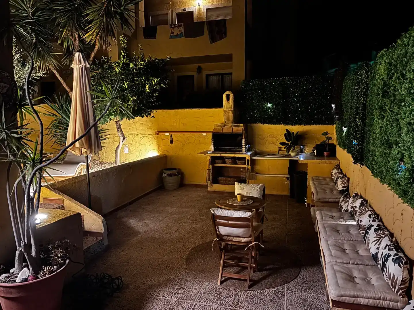 Terraza de Piso de alquiler en Vera con Aire acondicionado, Piscina y Balcón