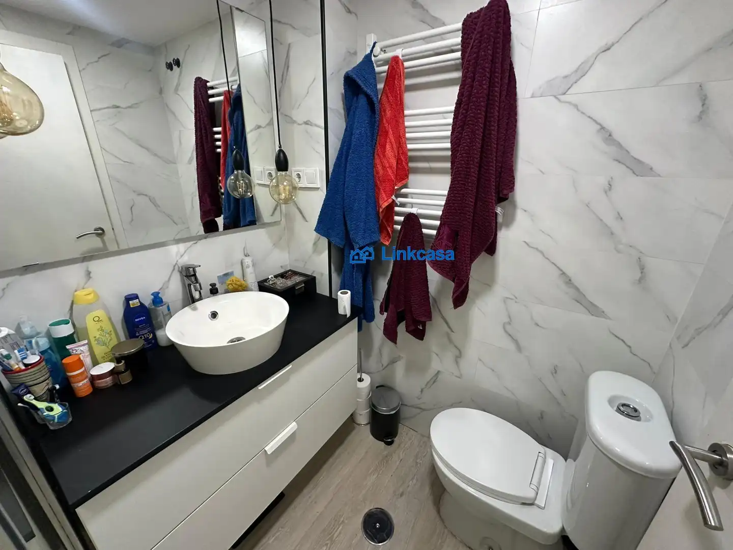 Bathroom of Flat for sale in Madrid  with Heating, Terrace and Balcony