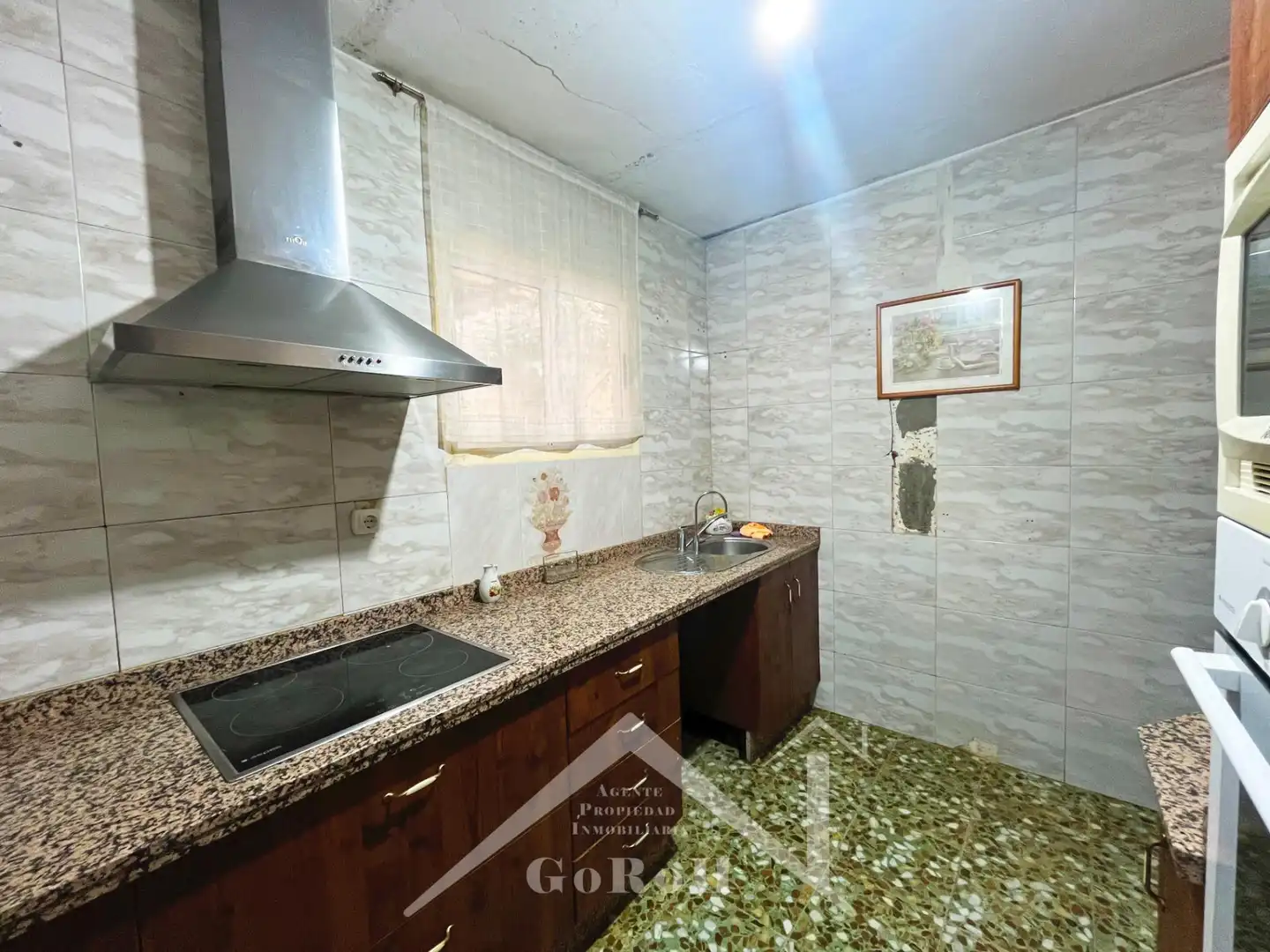 Cocina de Casa adosada en venta en Almadén de la Plata con Aire acondicionado, Terraza y Trastero