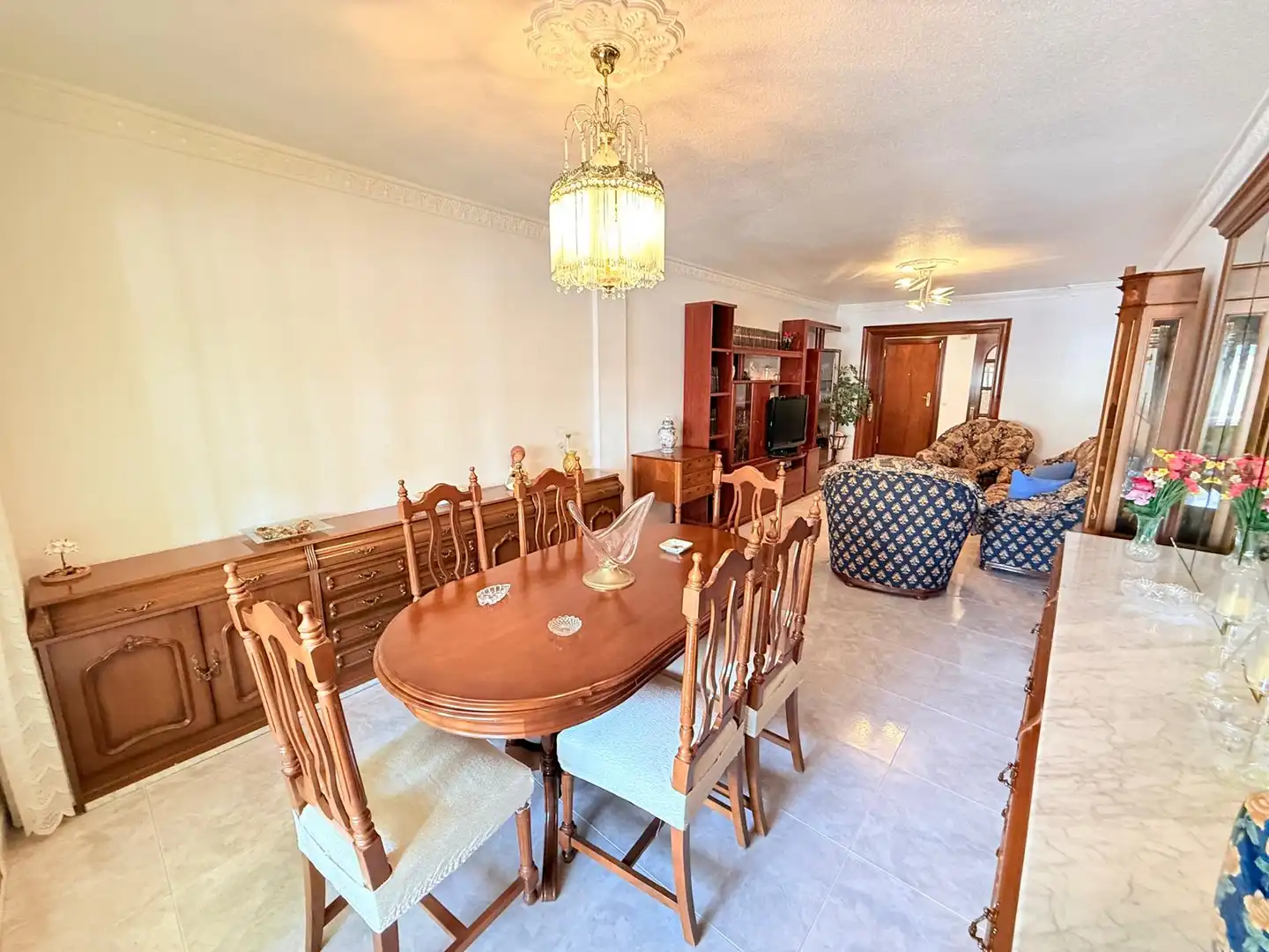 Comedor de Piso de alquiler en Málaga con Aire acondicionado, Terraza y Amueblado
