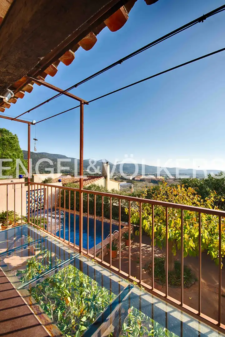Exterior view of Detached homes for sale in Cantallops  with Private garden, Terrace and Swimming Pool