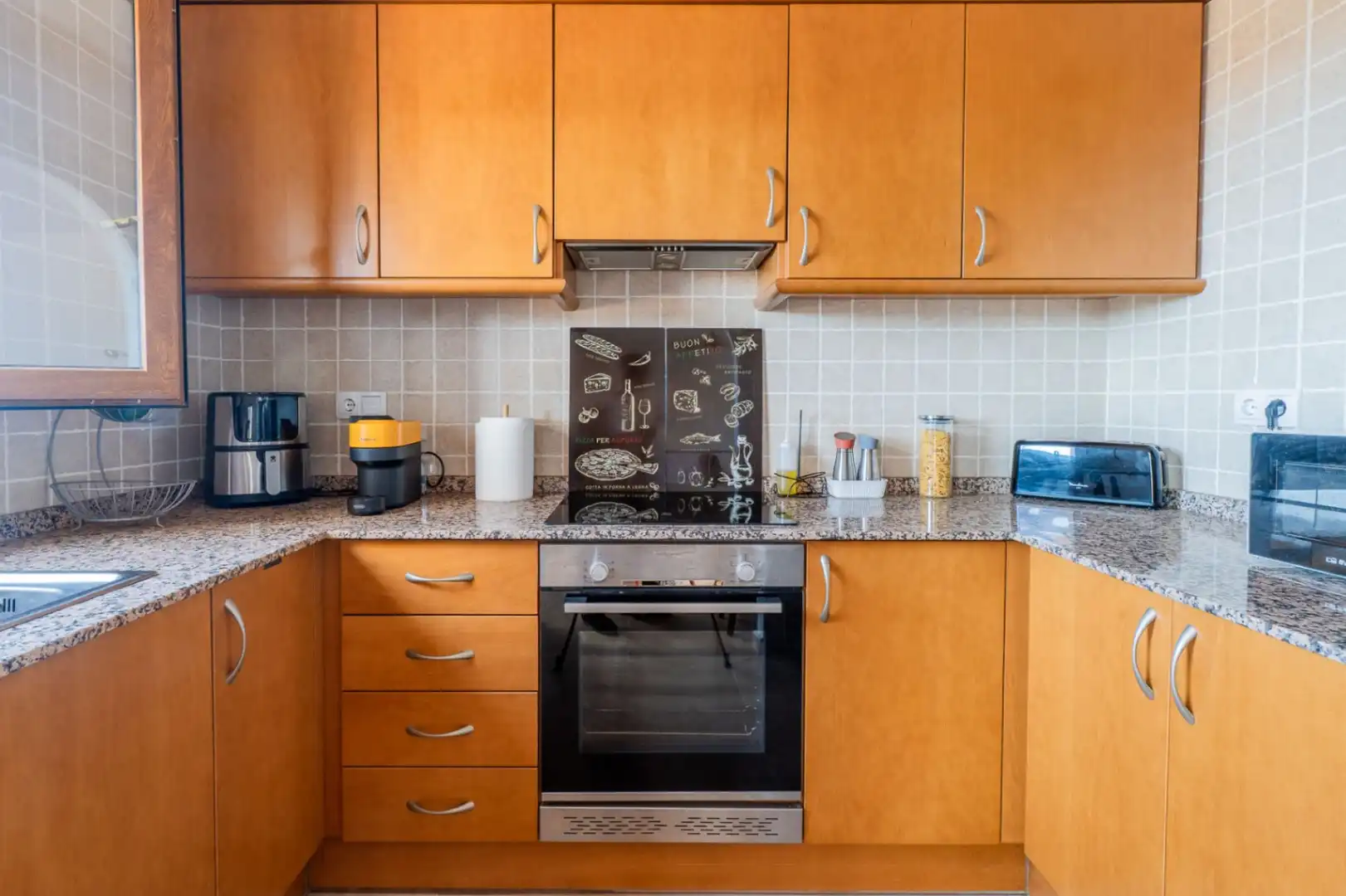 Cocina de Apartamento en venta en El Ràfol d'Almúnia con Calefacción, Terraza y Piscina
