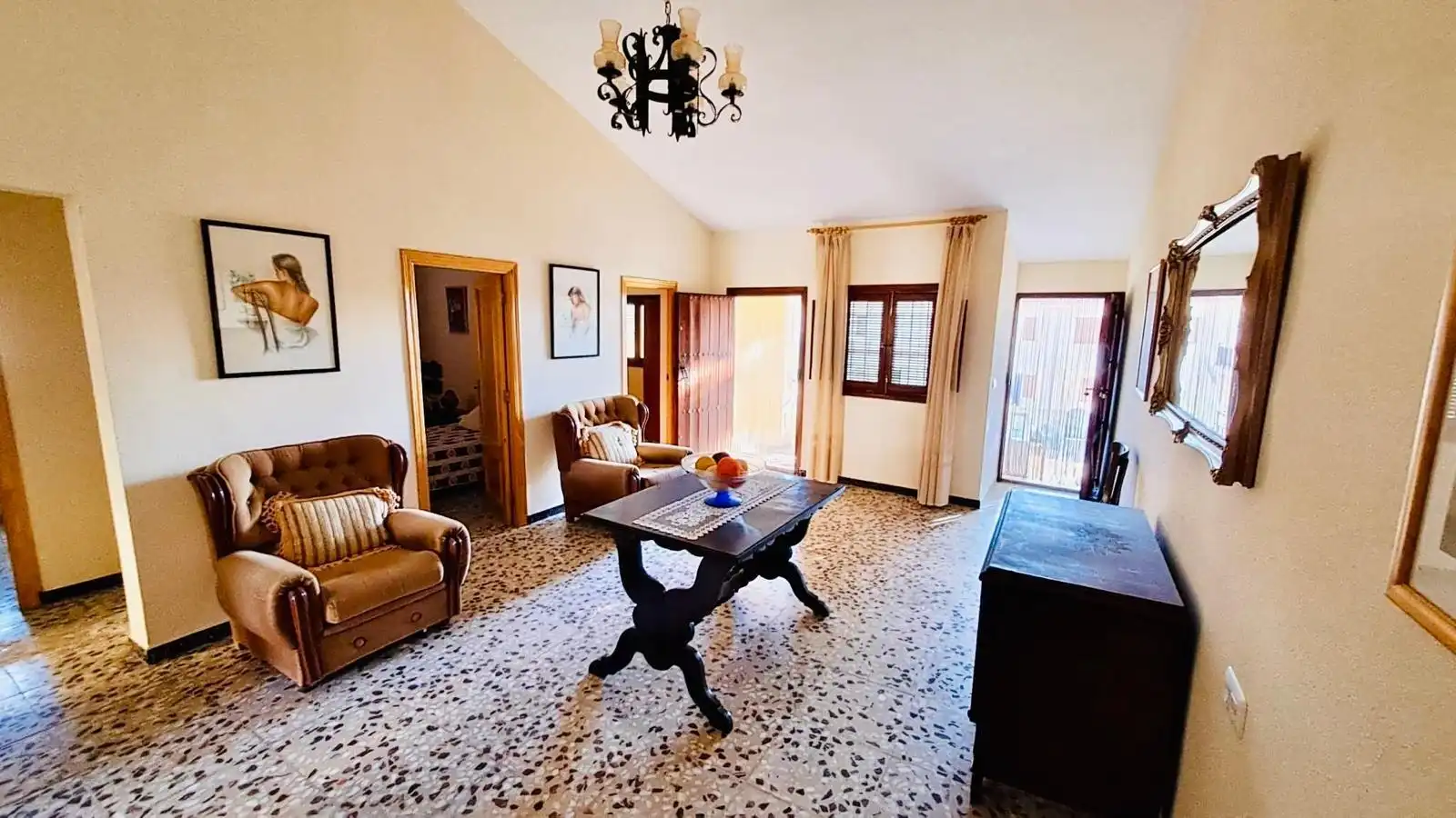 Living room of Detached homes for sale in Pulpí  with Private garden, Terrace and Furnished