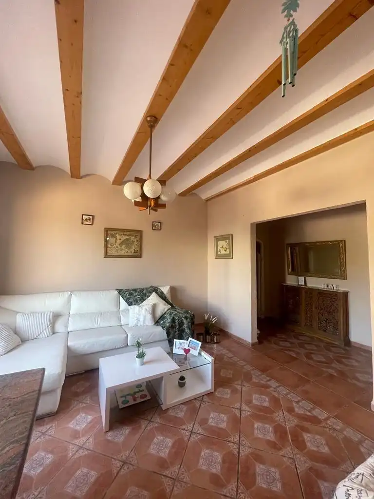 Sala d'estar de Casa o xalet en venda en Cullera amb Aire condicionat, Jardí privat i Terrassa