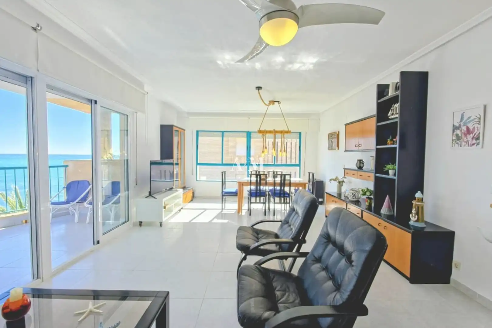 Living room of Flat for rent in Torrevieja  with Terrace, Furnished and Oven