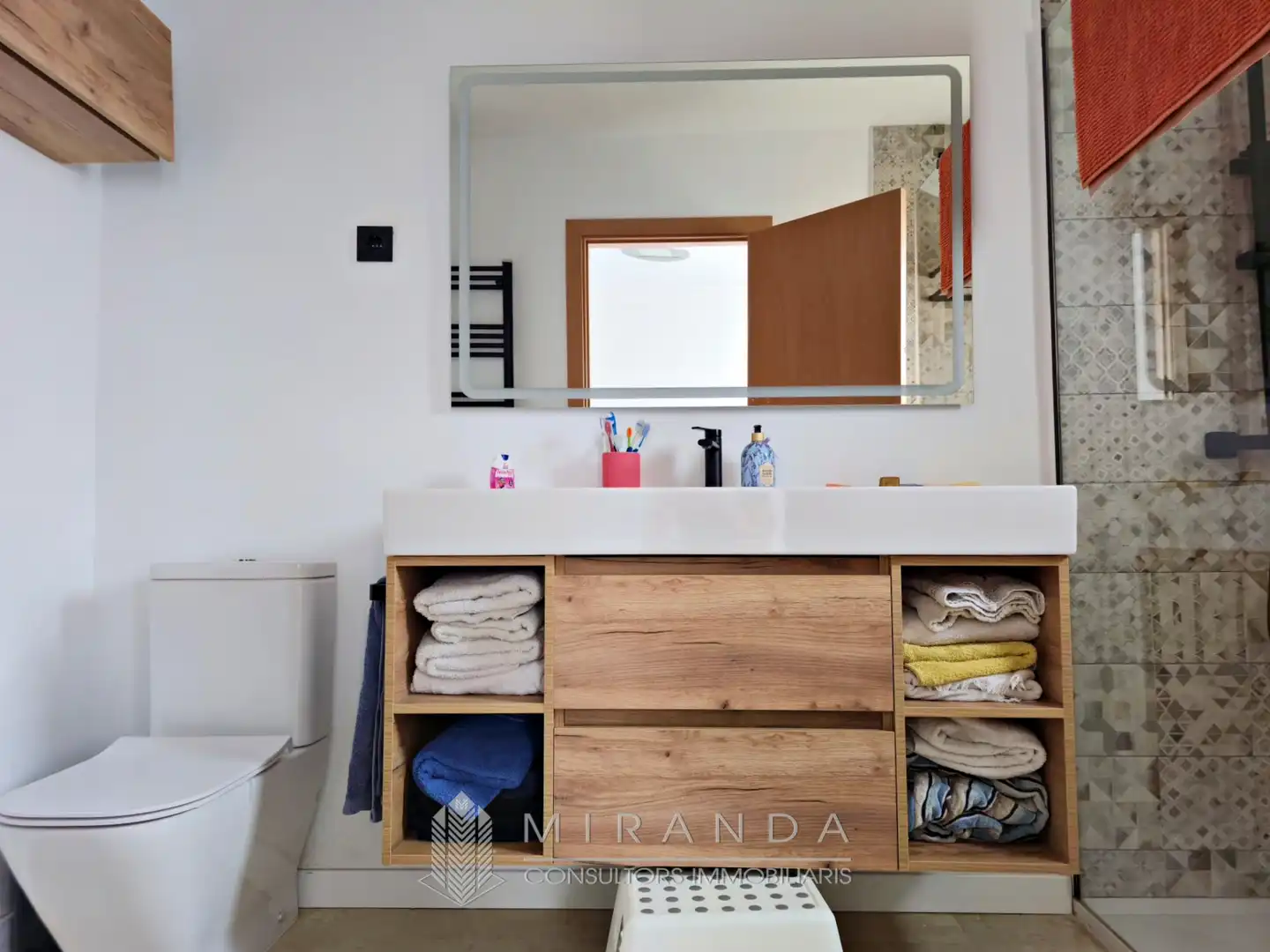 Baño de Casa o chalet en venta en Vallromanes con Aire acondicionado, Calefacción y Jardín privado