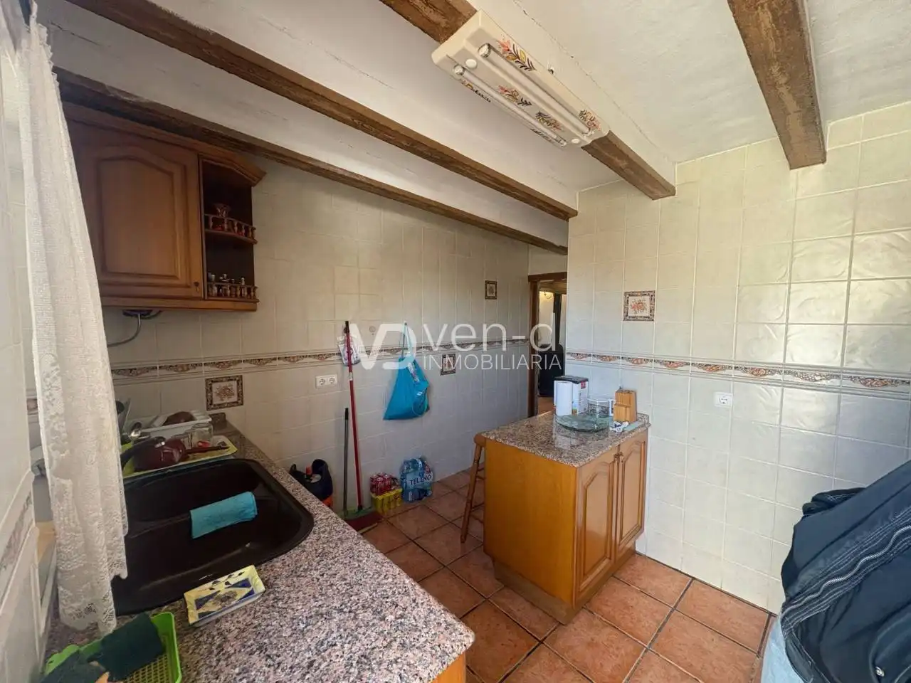 Cocina de Casa o chalet en venta en Enguera con Aire acondicionado, Calefacción y Jardín privado