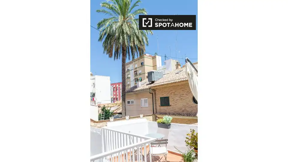 Vista exterior de Piso de alquiler en Valencia con Aire acondicionado, Calefacción y Amueblado