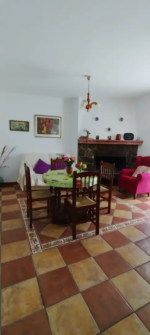Menjador de Casa adosada en venda en El Pinar amb Terrassa, Moblat i Forn