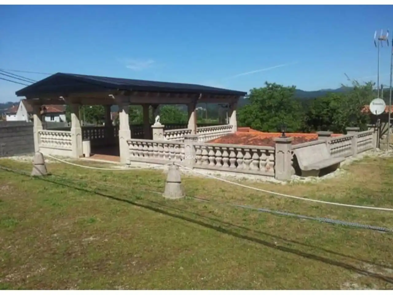 Terraza de Finca rústica en venta en Portas con Jardín privado y Amueblado