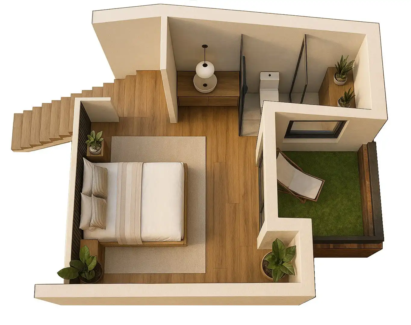 Habitación de Casa adosada en venta en Santillana del Mar