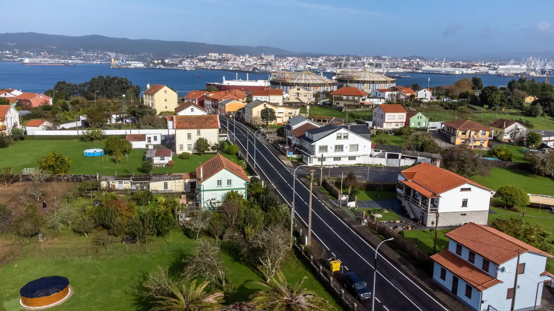 Vista exterior de Casa o chalet en venta en Mugardos con Calefacción, Jardín privado y Terraza
