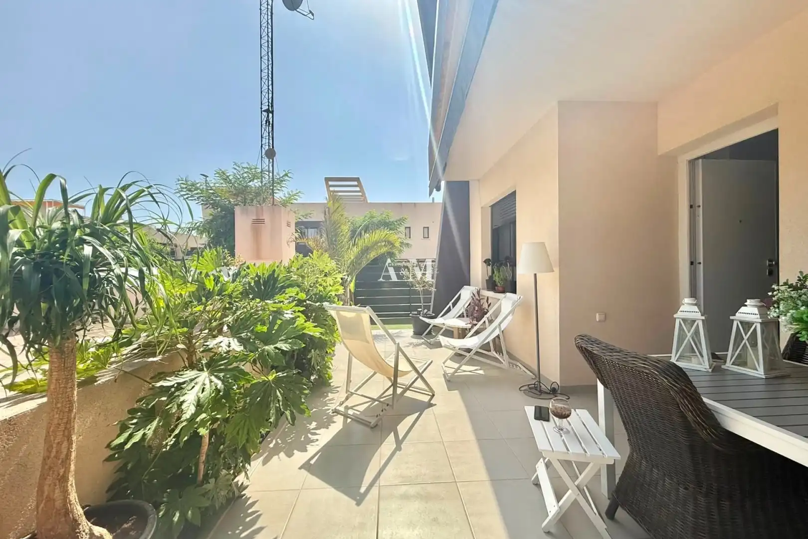 Terrace of Flat for rent in Pilar de la Horadada  with Heating, Private garden and Terrace