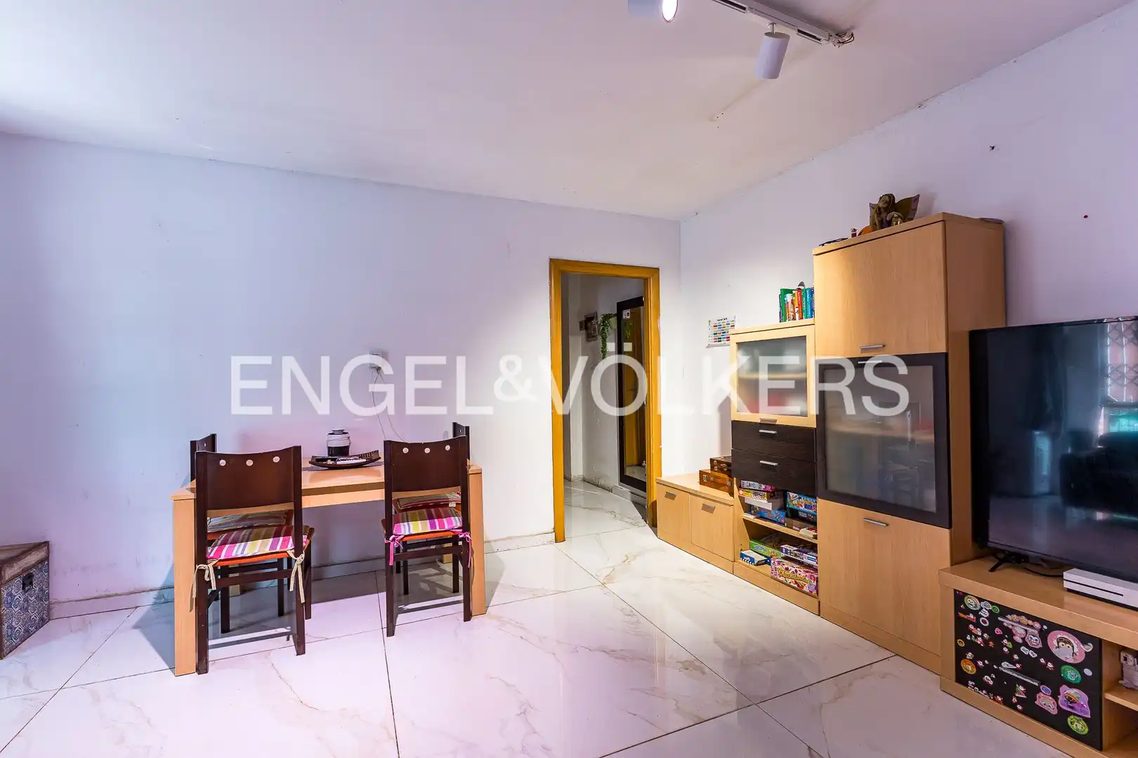 Sala de estar de Piso en venta en El Prat de Llobregat con Calefacción, Parquet y Terraza