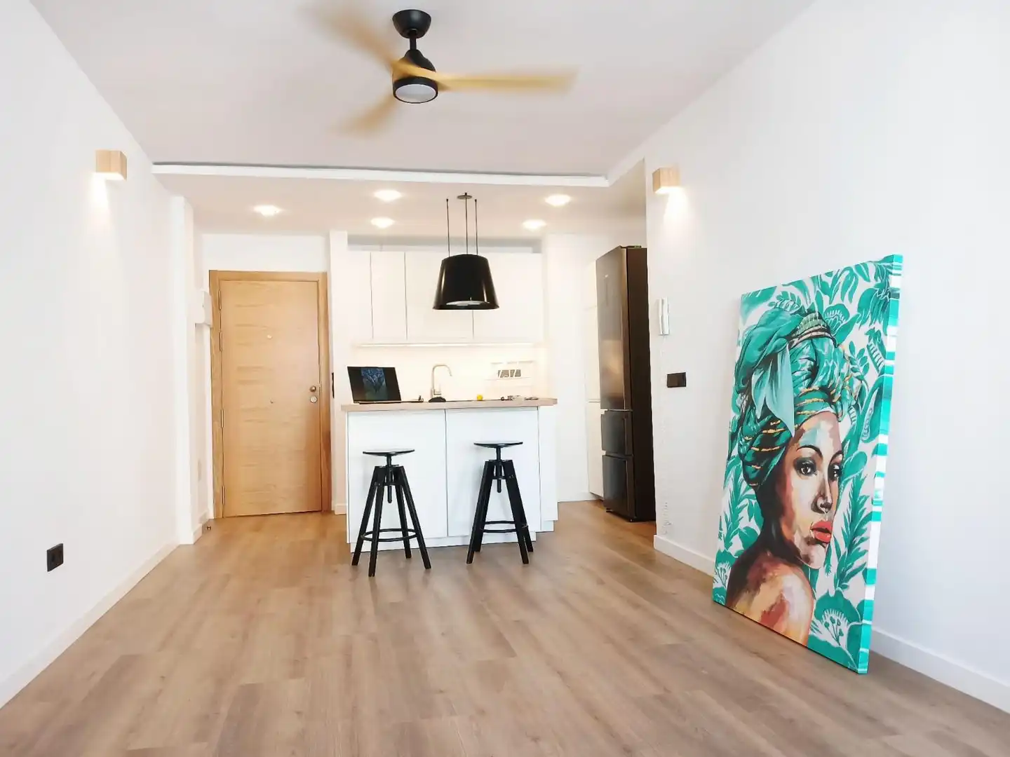 Kitchen of Apartments for sale in Sant Antoni de Portmany  with Air Conditioner, Private garden and Swimming Pool