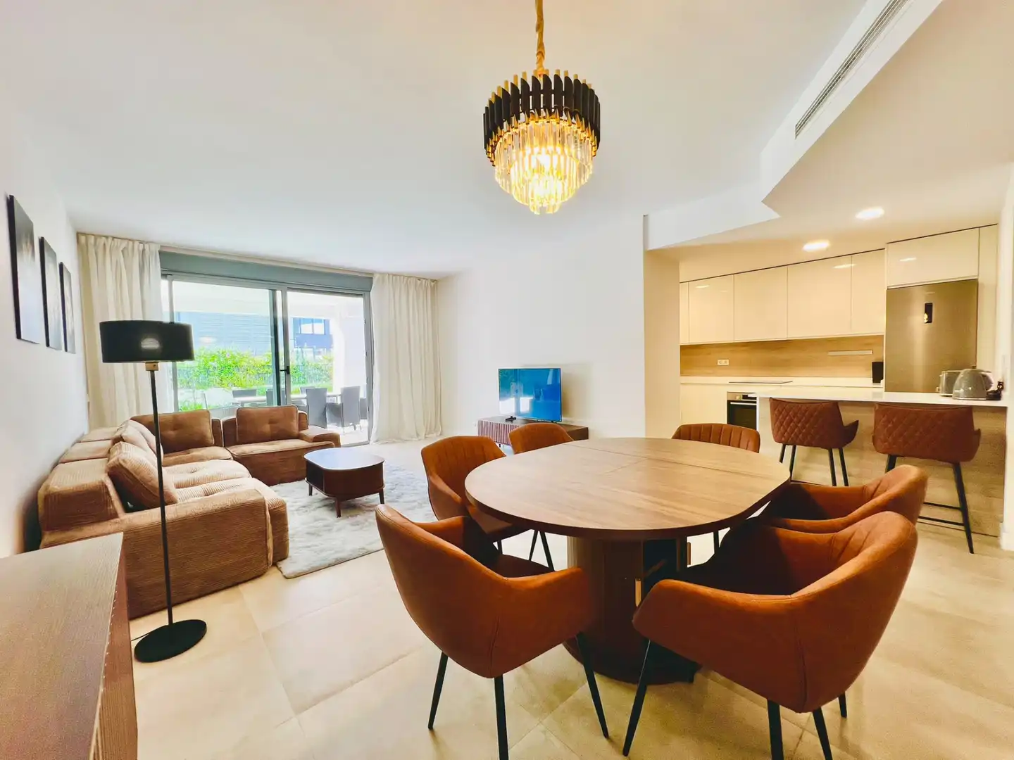 Sala de estar de Planta baja de alquiler en Selwo
