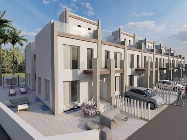Casa aparellada amb jardí en venda a Gran Alacant
